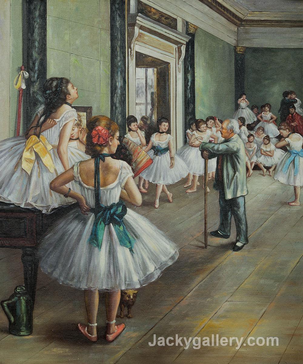 The Dance Class by Edgar Degas paintings reproduction